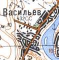 Topographic map of Vasyliv