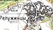 Topographic map of Repuzhyntsi