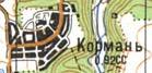 Топографічна карта Кормані