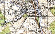 Топографічна карта Тисовця