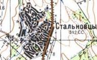 Топографічна карта Стальнівців