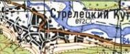 Топографическая карта Стрелецкого Кута