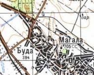 Топографічна карта Магалої