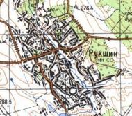 Topographic map of Rukshyn