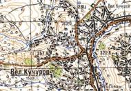 Топографическая карта Великого Кучурова