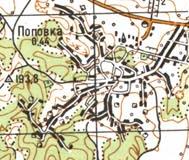 Topographic map of Popivka