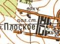 Topographic map of Ploske