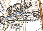 Topographic map of Pishky
