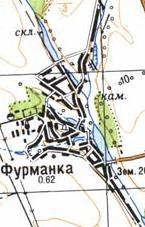 Топографічна карта Фурманка