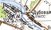 Топографическая карта Дубовой