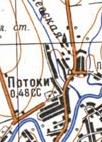 Topographic map of Potoky