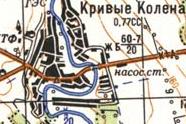 Topographic map of Kryvi Kolina