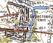 Topographic map of Berestovets