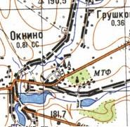 Topographic map of Viknyne