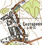 Topographic map of Skotareve