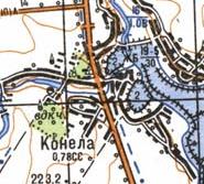Топографічна карта Конелої