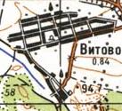 Topographic map of Vitove