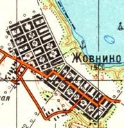 Topographic map of Zhovnyne
