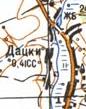 Топографічна карта Дацьок