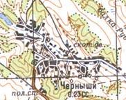 Топографічна карта Чернишів