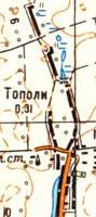Topographic map of Topoli