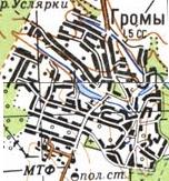 Топографічна карта Громів