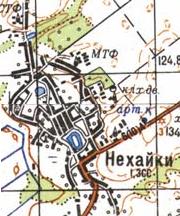 Топографічна карта Нехайок