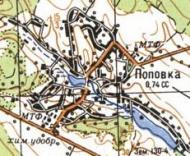 Topographic map of Popivka