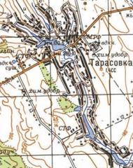 Topographic map of Tarasivka