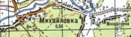 Топографічна карта Михайлівки