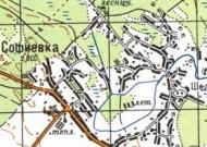 Топографічна карта Софіївки