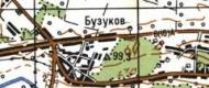 Topographic map of Buzukiv