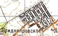 Топографічна карта Придніпровського