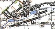 Topographic map of Maryanivka