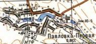 Topographic map of Pavlivka Persha