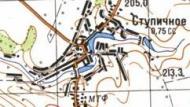 Topographic map of Stupychne