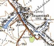 Topographic map of Lischynivka