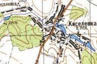 Topographic map of Kyselivka