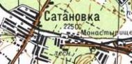 Topographic map of Satanivka