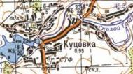 Топографическая карта Куцовки