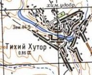 Topographic map of Tykhyy Khutir