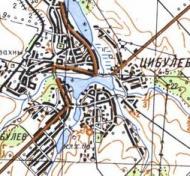 Топографічна карта Цибулова