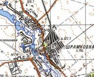 Топографічна карта Шрамківки