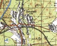Топографічна карта Ліплявого