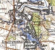 Topographic map of Khlystunivka