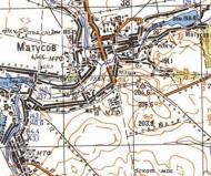 Topographic map of Matusiv