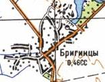 Topographic map of Brygyntsi