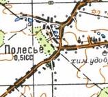 Топографічна карта Полісся