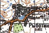Топографічна карта Риботиного