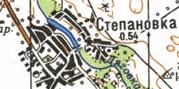 Topographic map of Stepanivka